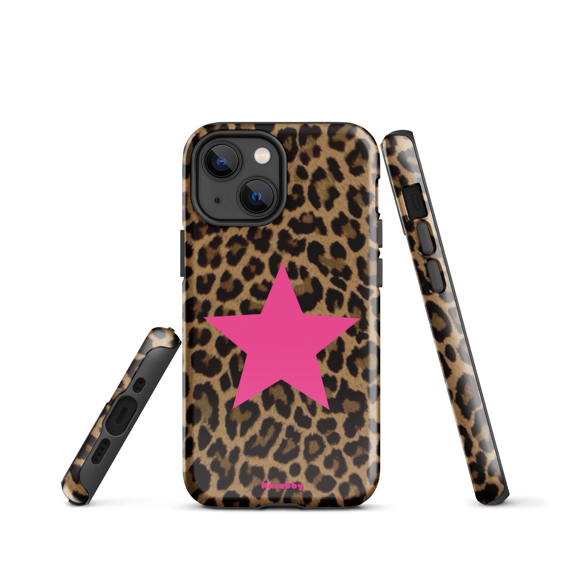Leopard Print 2000s Mcbling Aesthetic Case For iPhone - kasebby