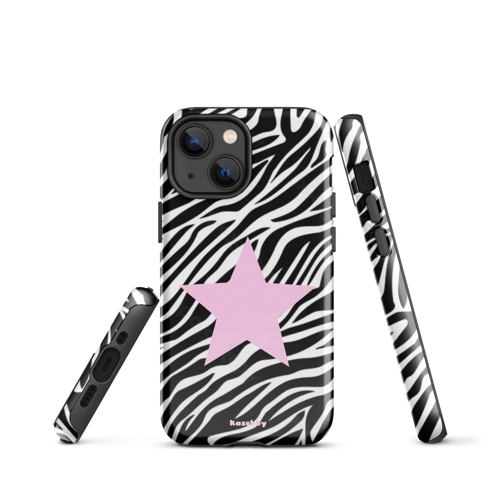 Zebra Print 2000s Mcbling Aesthetic Case For iPhone - kasebby