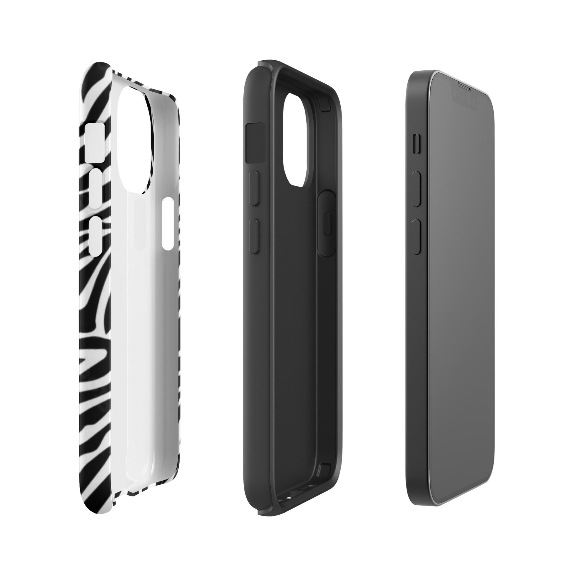 Zebra Print 2000s Mcbling Aesthetic Case For iPhone - kasebby