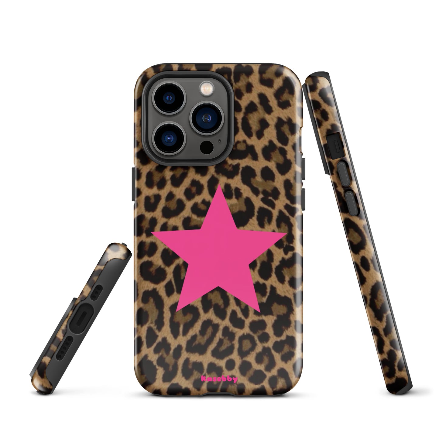 Leopard Print 2000s Mcbling Aesthetic Case For iPhone - kasebby