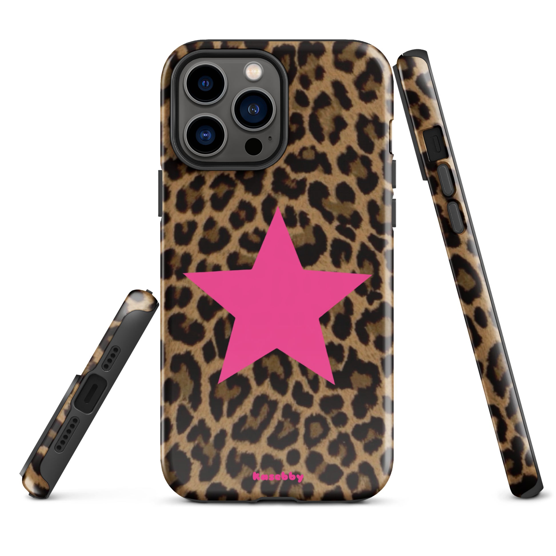 Leopard Print 2000s Mcbling Aesthetic Case For iPhone - kasebby