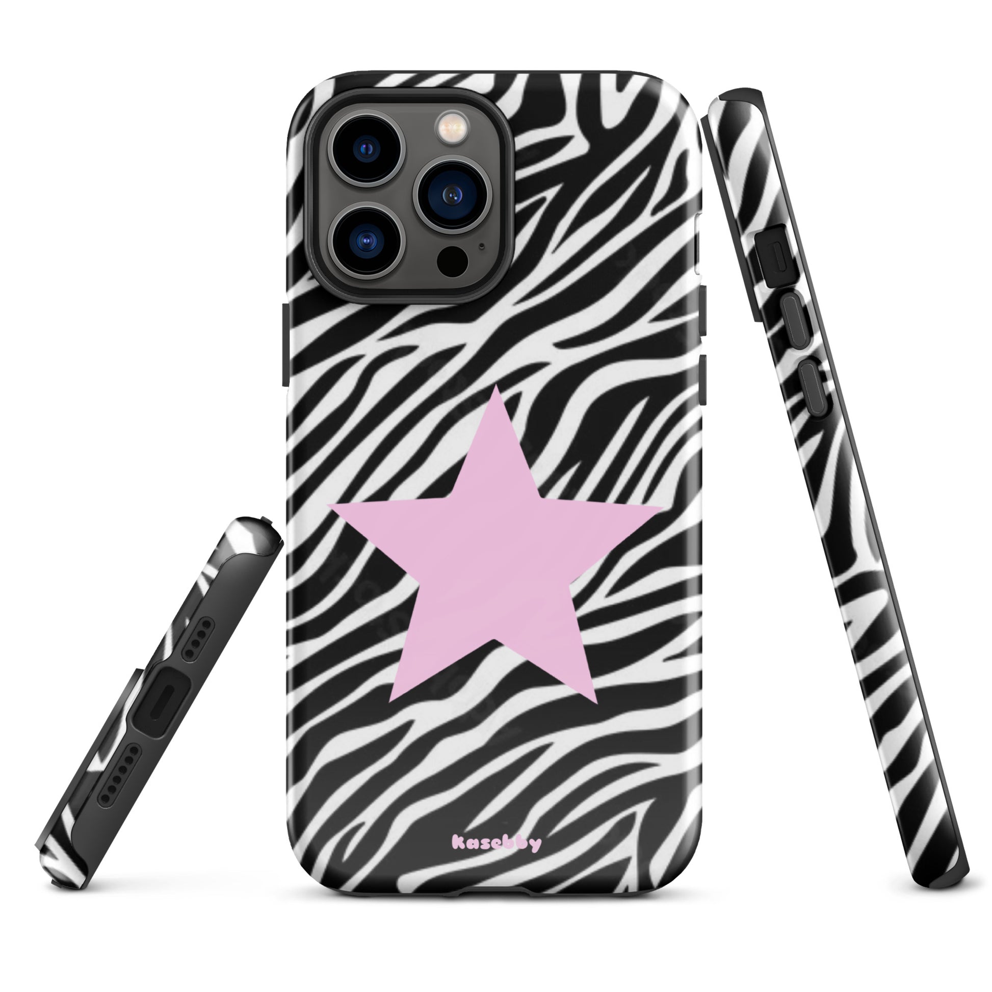 Zebra Print 2000s Mcbling Aesthetic Case For iPhone - kasebby