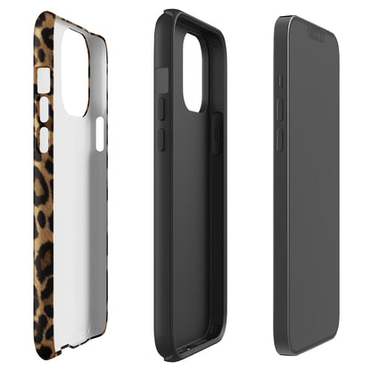 Leopard Print 2000s Mcbling Aesthetic Case For iPhone - kasebby