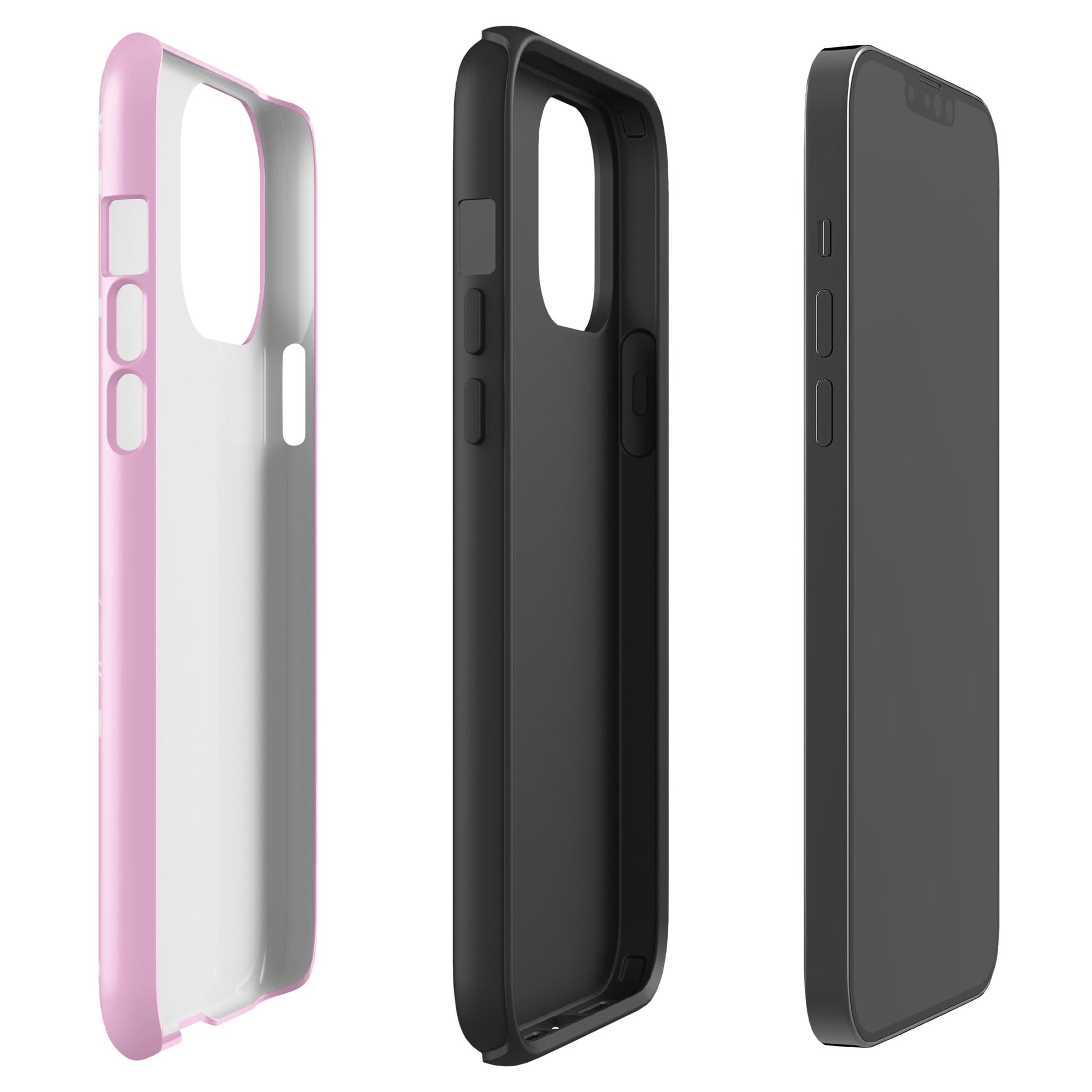 Pink and White Y2K Aesthetic Butterfly Swirl Phone Case - kasebby