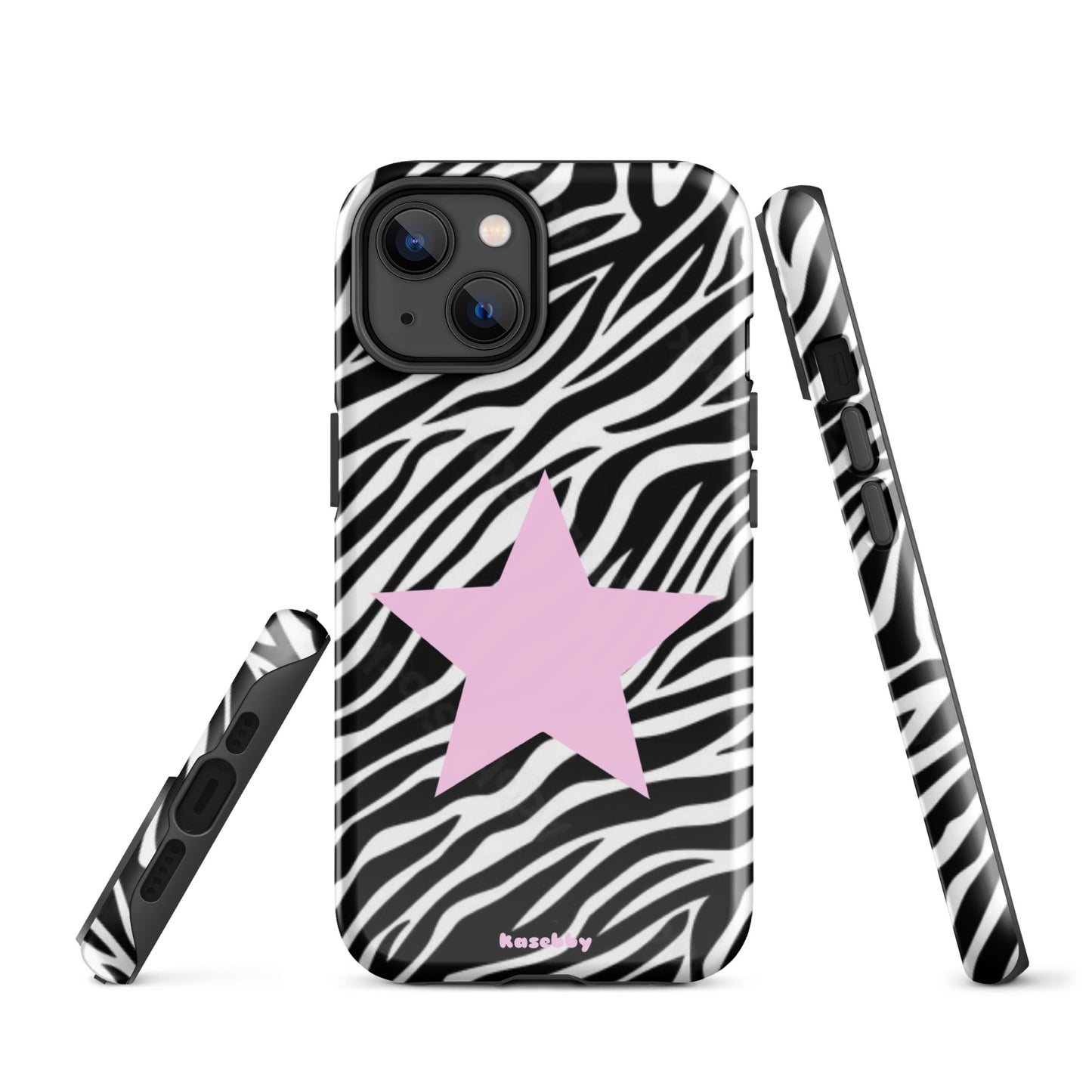 Zebra Print 2000s Mcbling Aesthetic Case For iPhone - kasebby