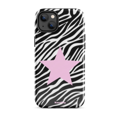 Zebra Print 2000s Mcbling Aesthetic Case For iPhone - kasebby