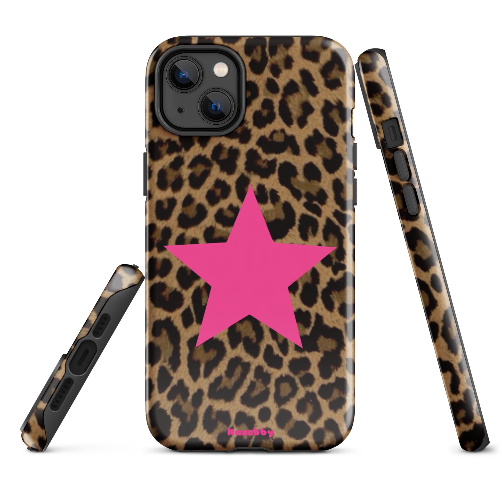 Leopard Print 2000s Mcbling Aesthetic Case For iPhone - kasebby
