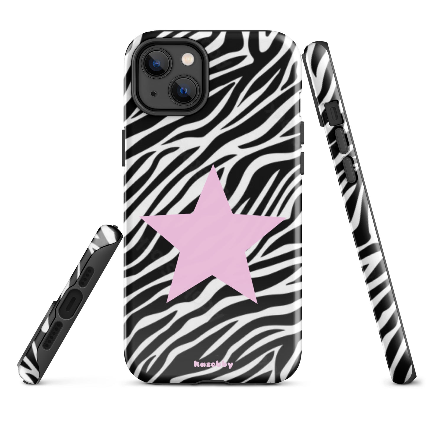 Zebra Print 2000s Mcbling Aesthetic Case For iPhone - kasebby