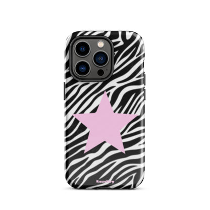 Zebra Print 2000s Mcbling Aesthetic Case For iPhone - kasebby