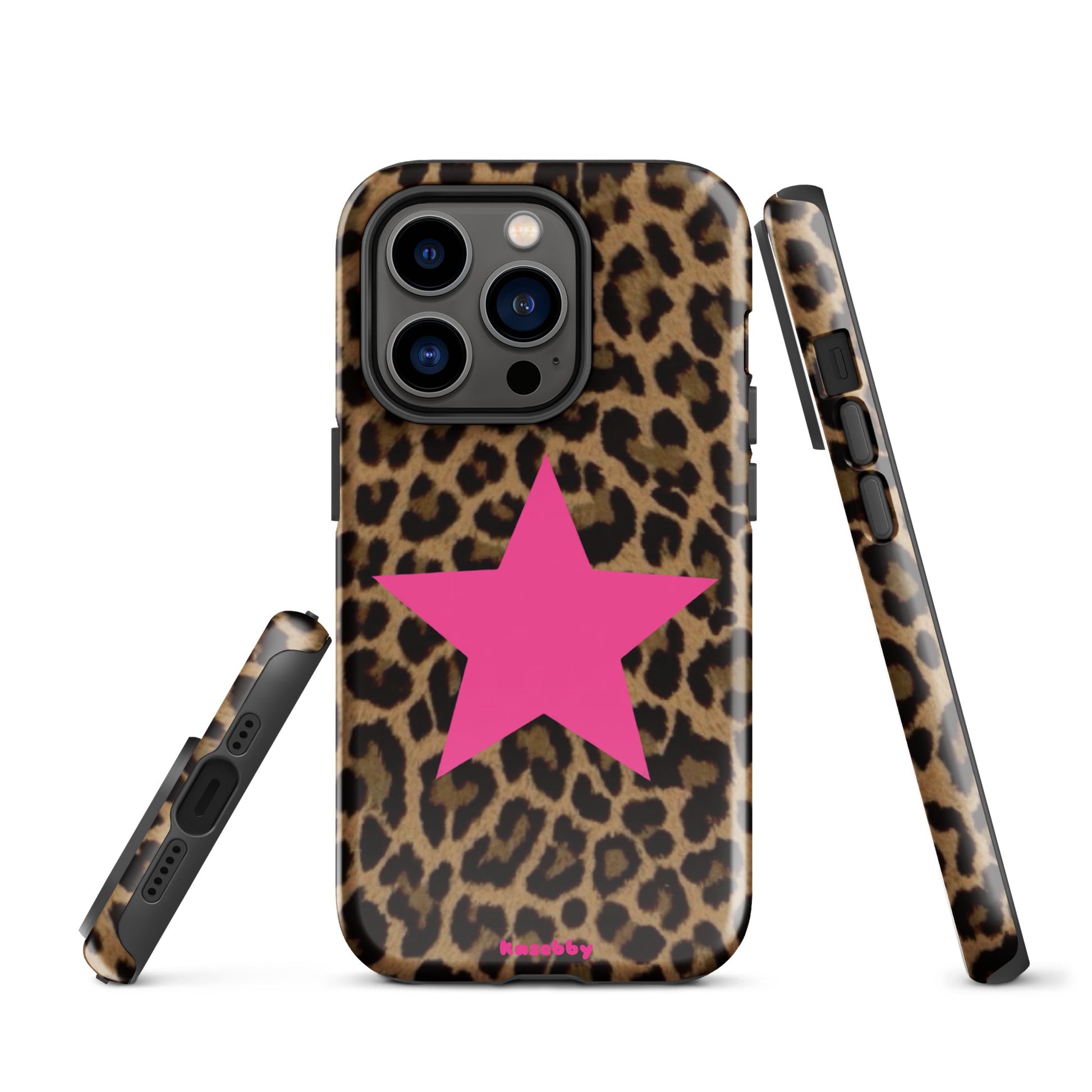 Leopard Print 2000s Mcbling Aesthetic Case For iPhone - kasebby