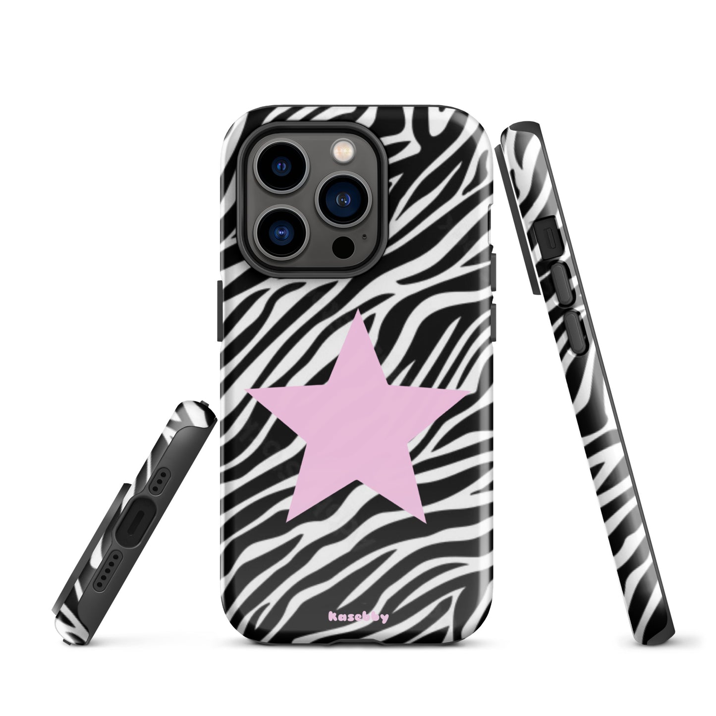Zebra Print 2000s Mcbling Aesthetic Case For iPhone - kasebby