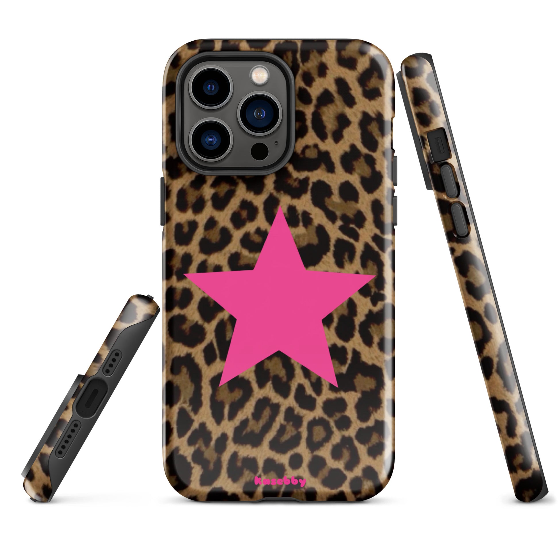 Leopard Print 2000s Mcbling Aesthetic Case For iPhone - kasebby