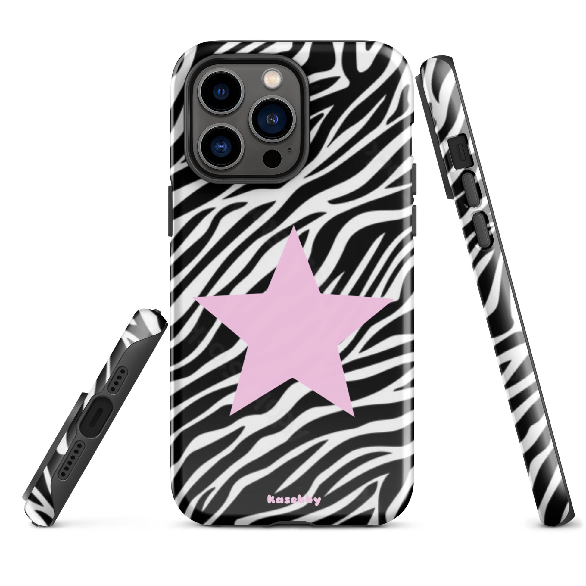 Zebra Print 2000s Mcbling Aesthetic Case For iPhone - kasebby