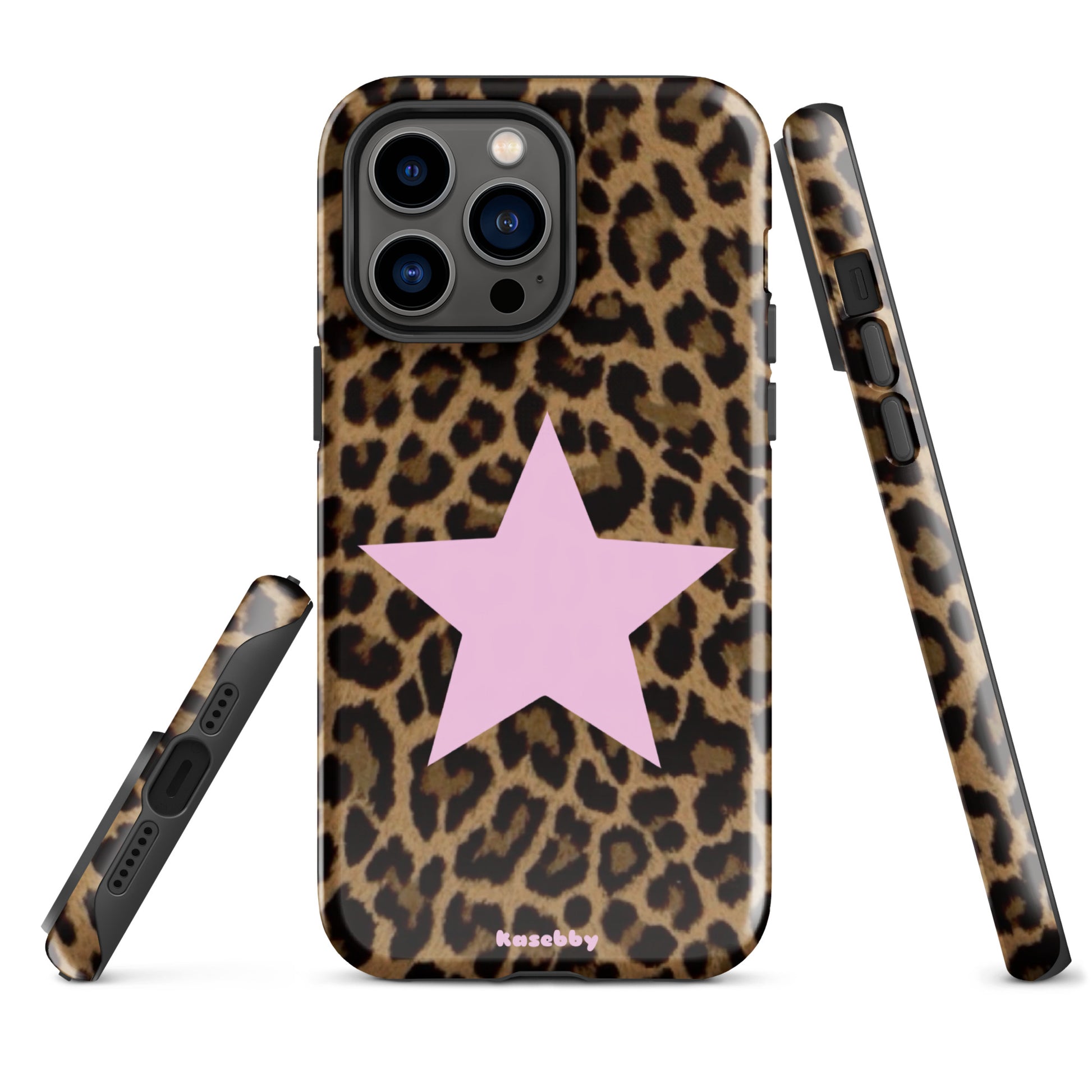 Leopard Print 2000s Mcbling Aesthetic Case For iPhone - kasebby