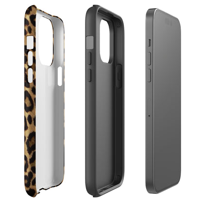 Leopard Print 2000s Mcbling Aesthetic Case For iPhone - kasebby