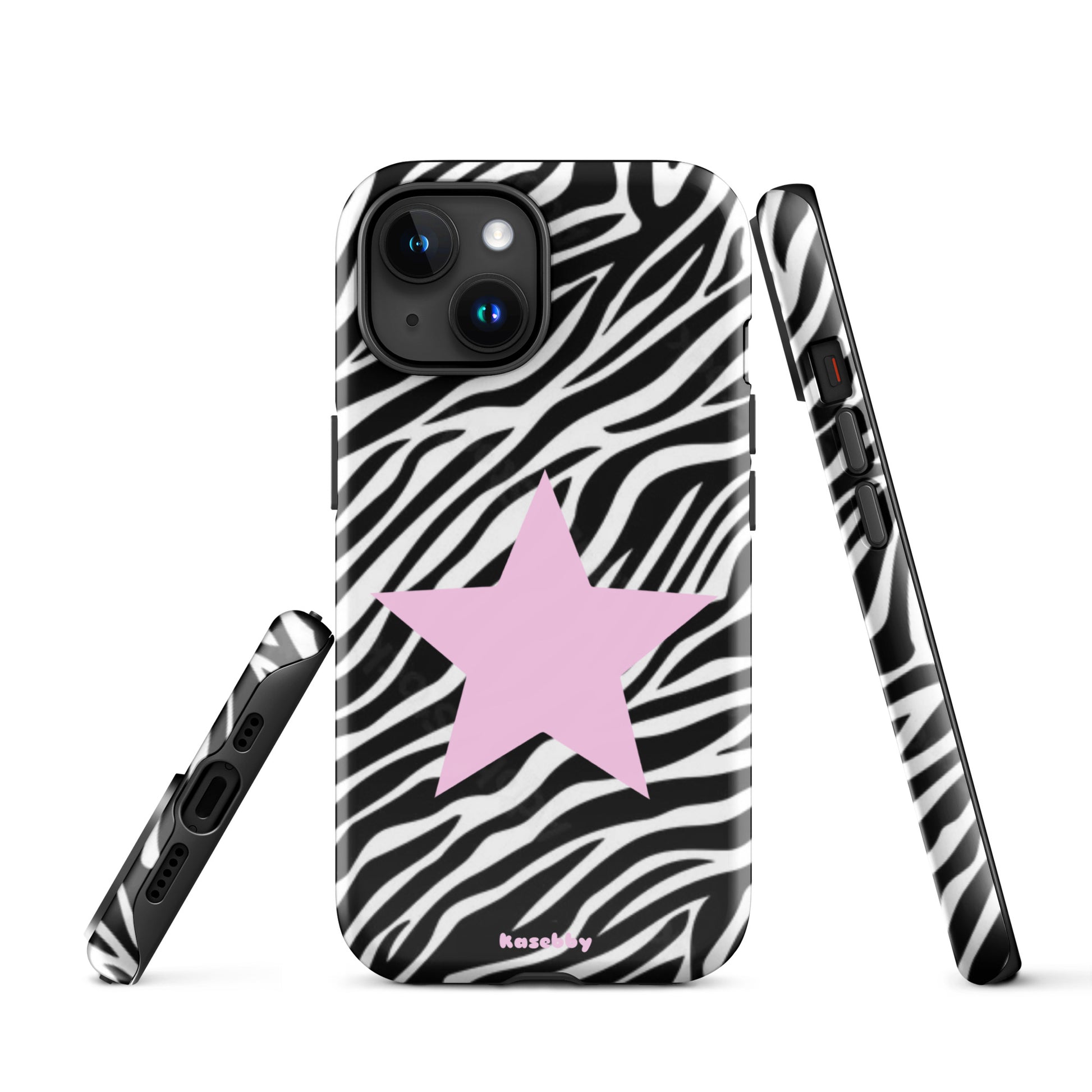Zebra Print 2000s Mcbling Aesthetic Case For iPhone - kasebby