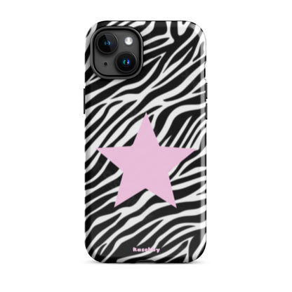 Zebra Print 2000s Mcbling Aesthetic Case For iPhone - kasebby