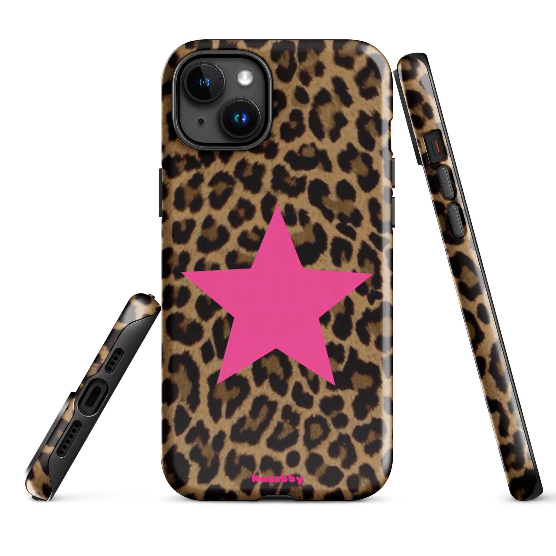 Leopard Print 2000s Mcbling Aesthetic Case For iPhone - kasebby