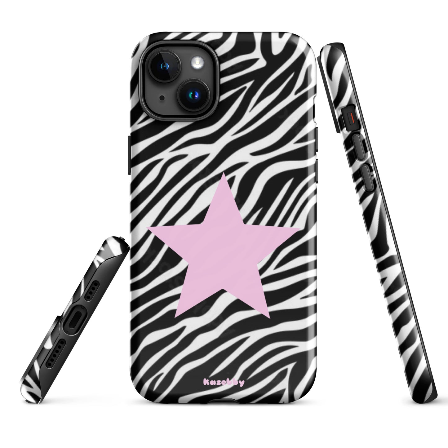 Zebra Print 2000s Mcbling Aesthetic Case For iPhone - kasebby