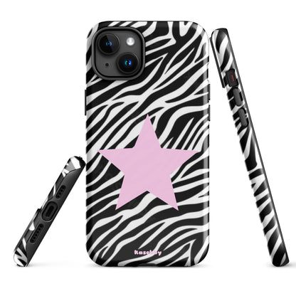 Zebra Print 2000s Mcbling Aesthetic Case For iPhone - kasebby