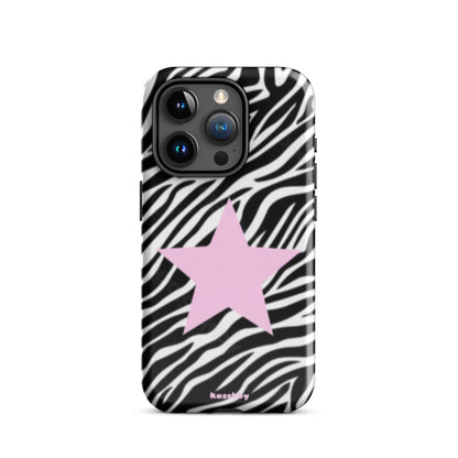 Zebra Print 2000s Mcbling Aesthetic Case For iPhone - kasebby