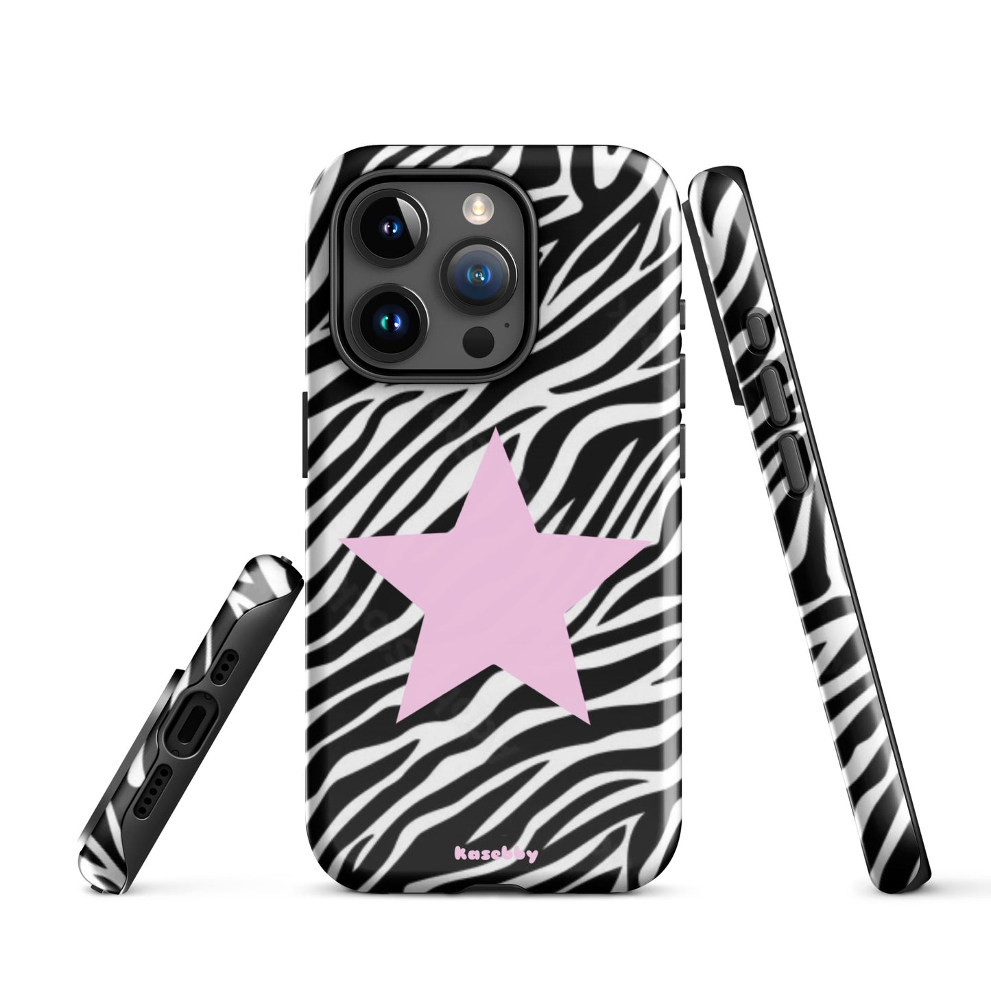 Zebra Print 2000s Mcbling Aesthetic Case For iPhone - kasebby