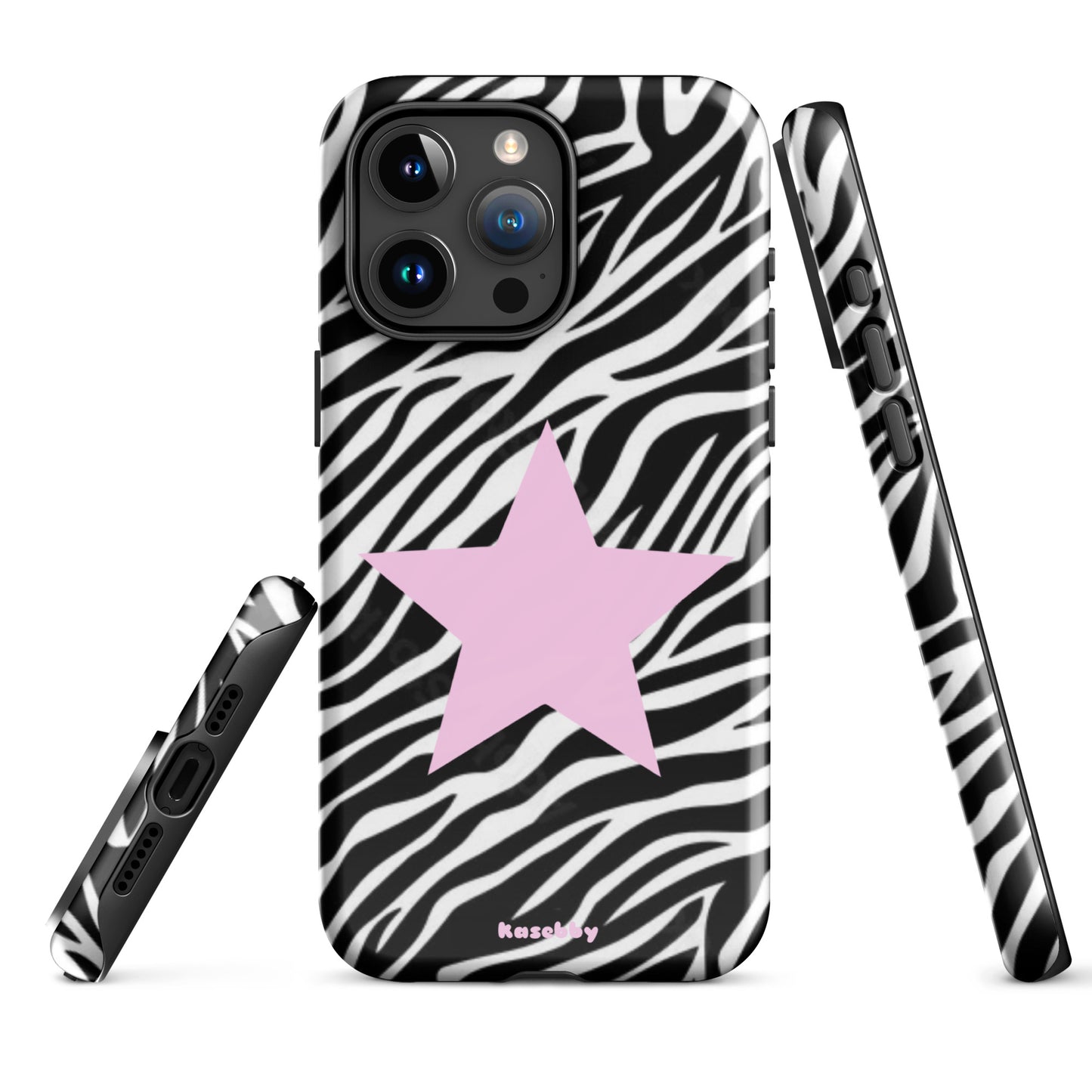 Zebra Print 2000s Mcbling Aesthetic Case For iPhone - kasebby