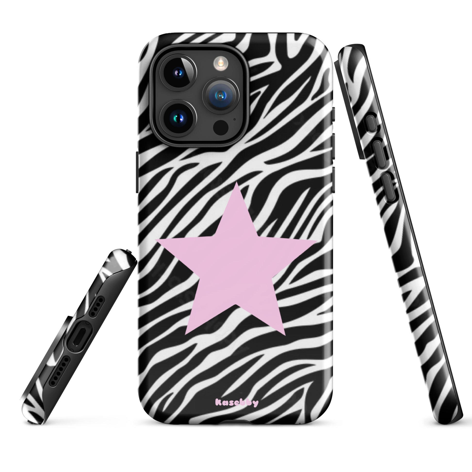 Zebra Print 2000s Mcbling Aesthetic Case For iPhone - kasebby