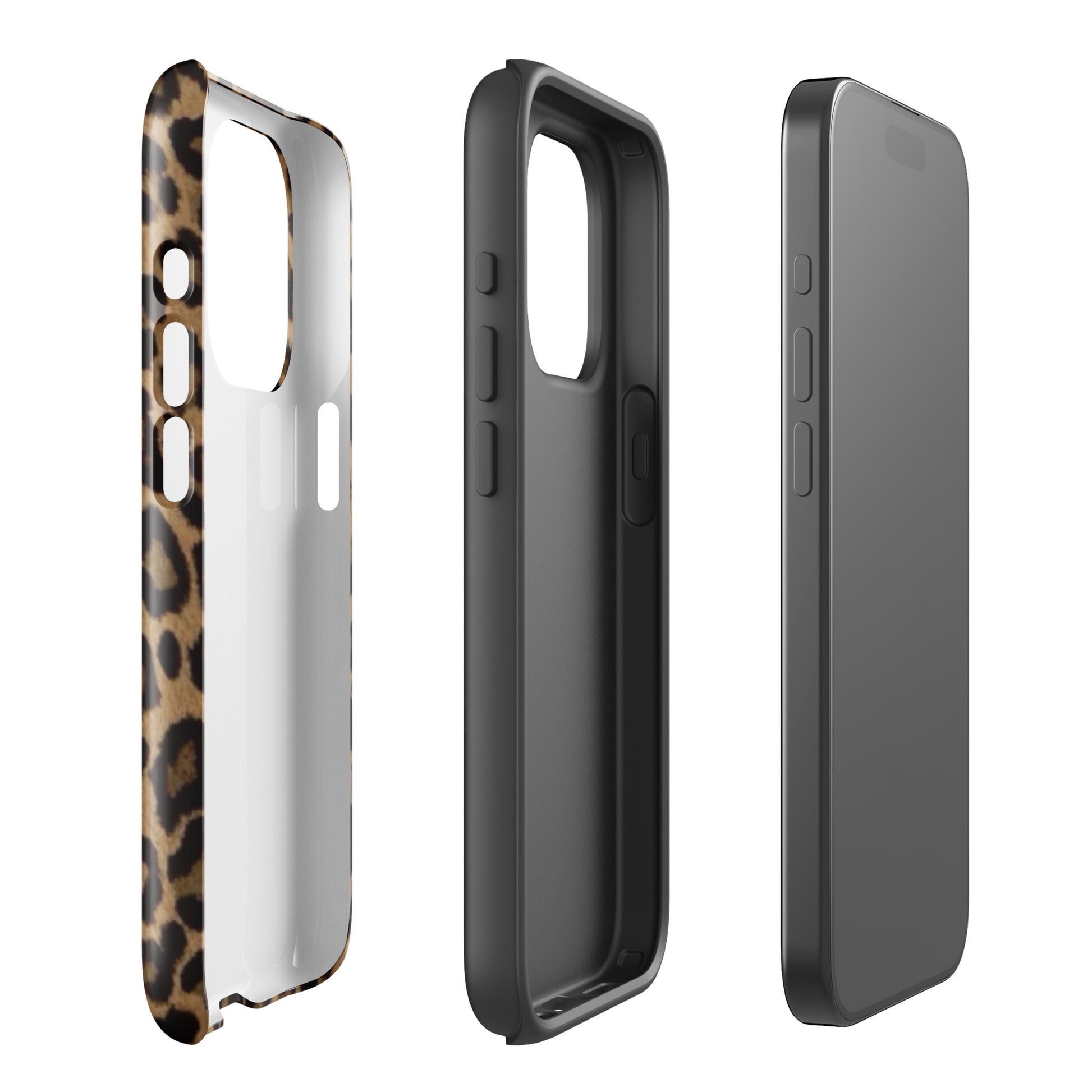 Leopard Print 2000s Mcbling Aesthetic Case For iPhone - kasebby