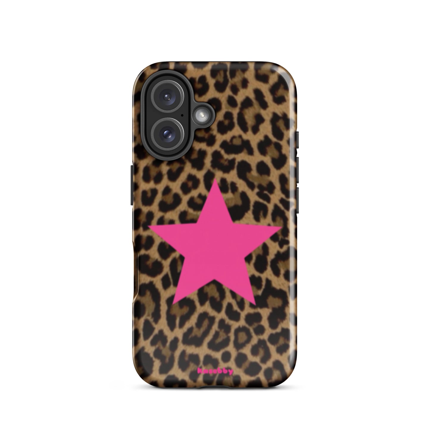 Leopard Print 2000s Mcbling Aesthetic Case For iPhone - kasebby
