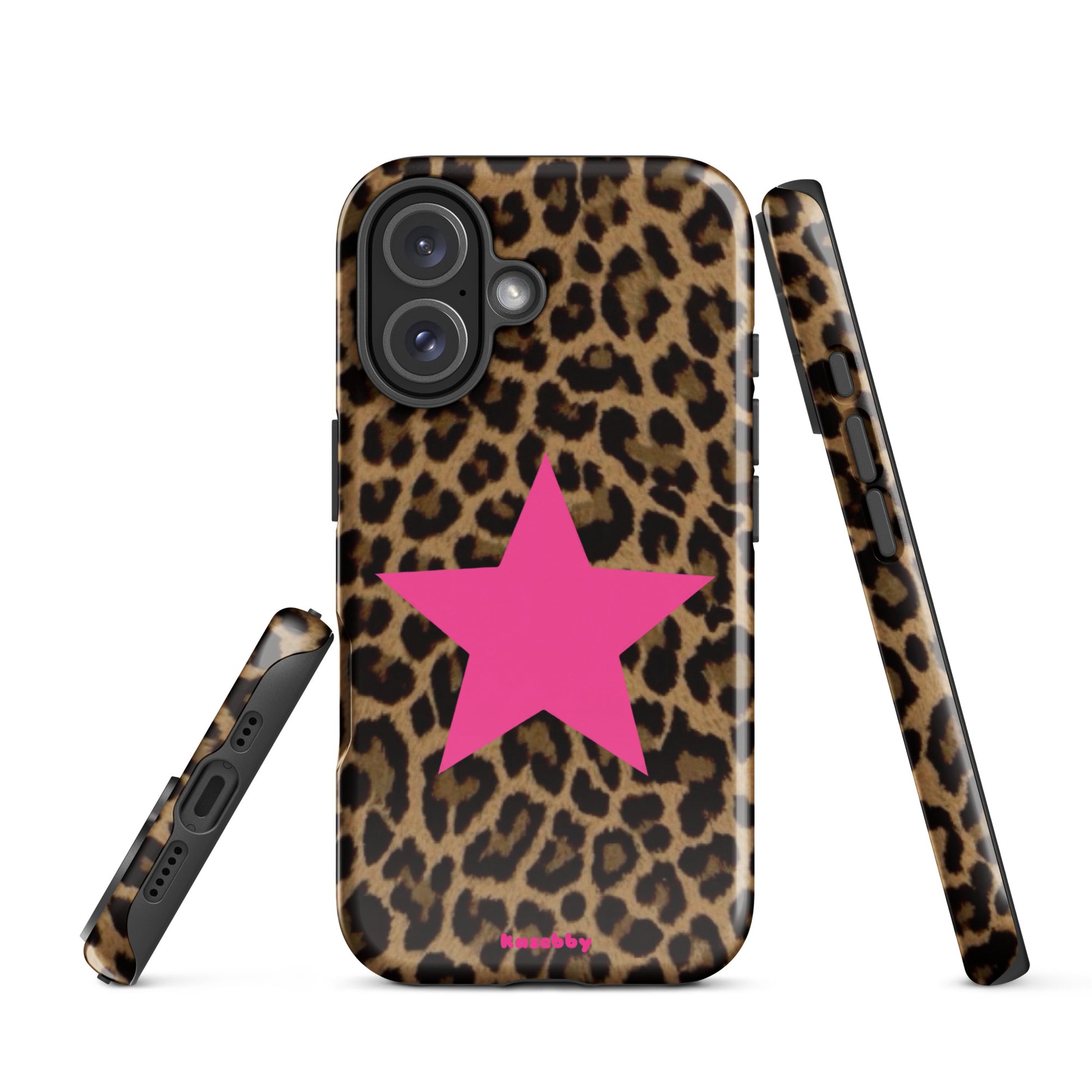 Leopard Print 2000s Mcbling Aesthetic Case For iPhone - kasebby