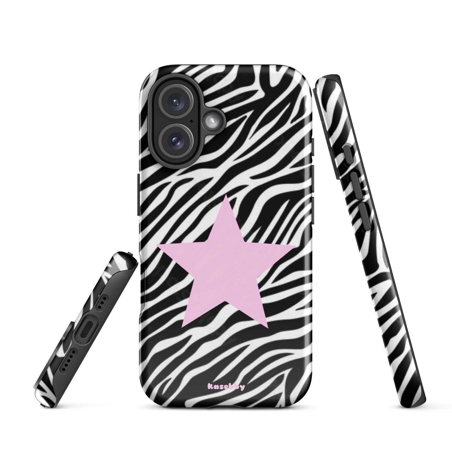 Zebra Print 2000s Mcbling Aesthetic Case For iPhone - kasebby