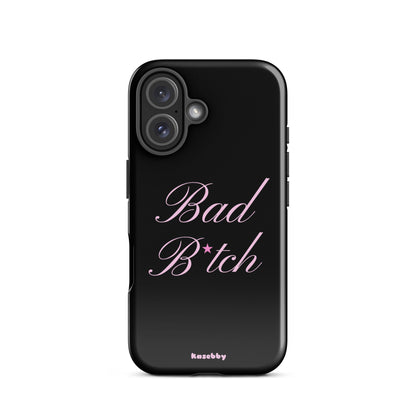Pink and Black Baddie Aesthetic Phone Case – Cute Y2K Protective Cover for iPhone