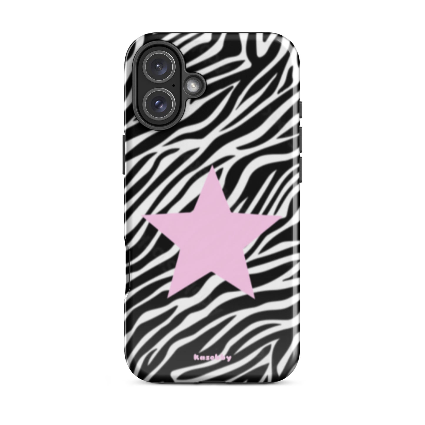 Zebra Print 2000s Mcbling Aesthetic Case For iPhone - kasebby