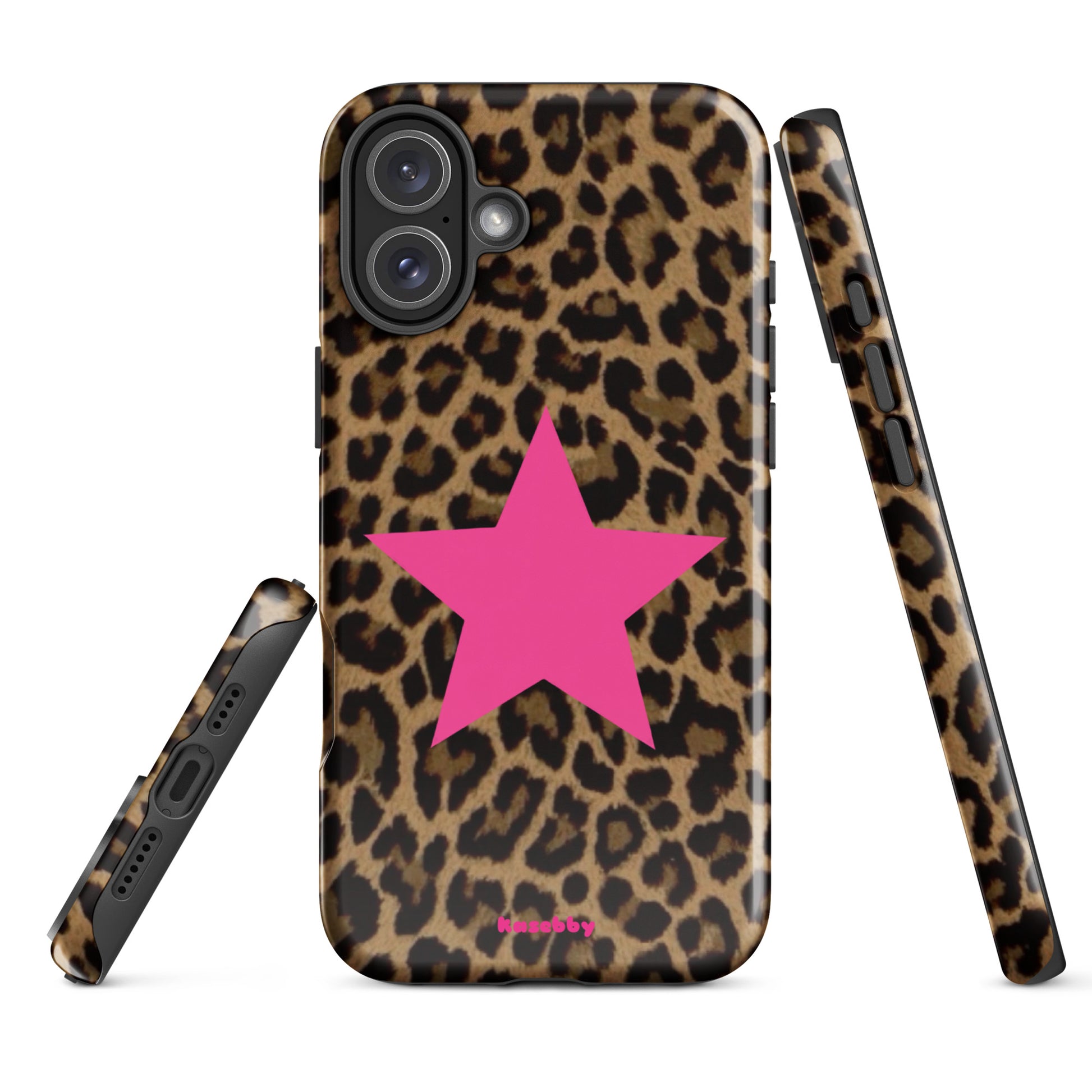 Leopard Print 2000s Mcbling Aesthetic Case For iPhone - kasebby
