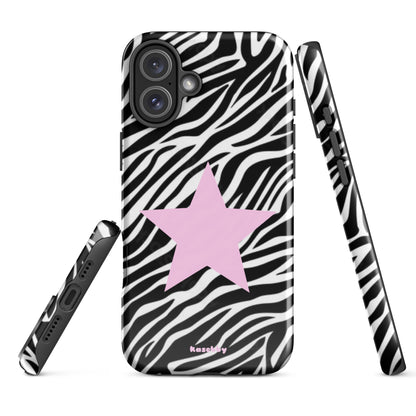 Zebra Print 2000s Mcbling Aesthetic Case For iPhone - kasebby