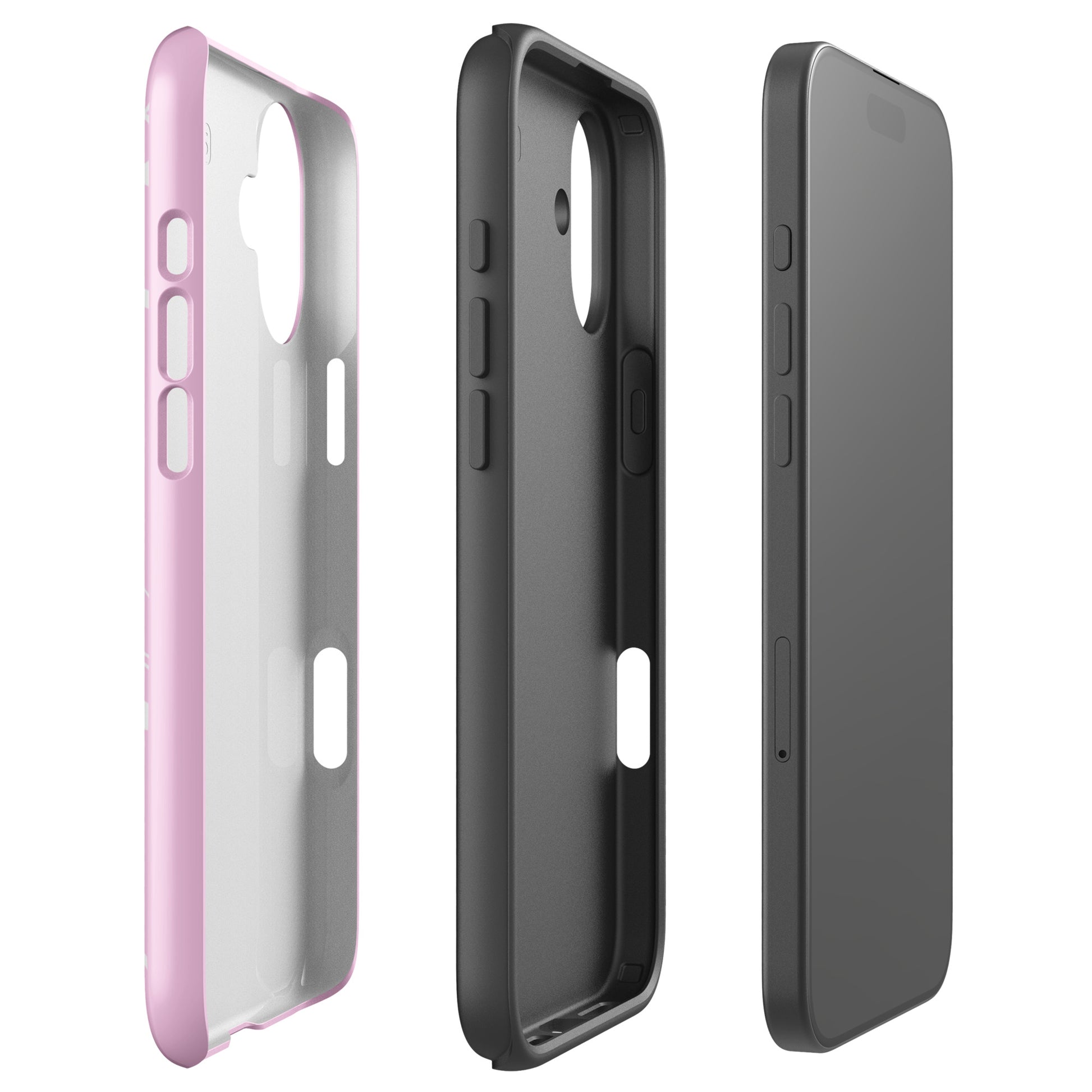 Pink and White Y2K Aesthetic Butterfly Swirl Phone Case - kasebby