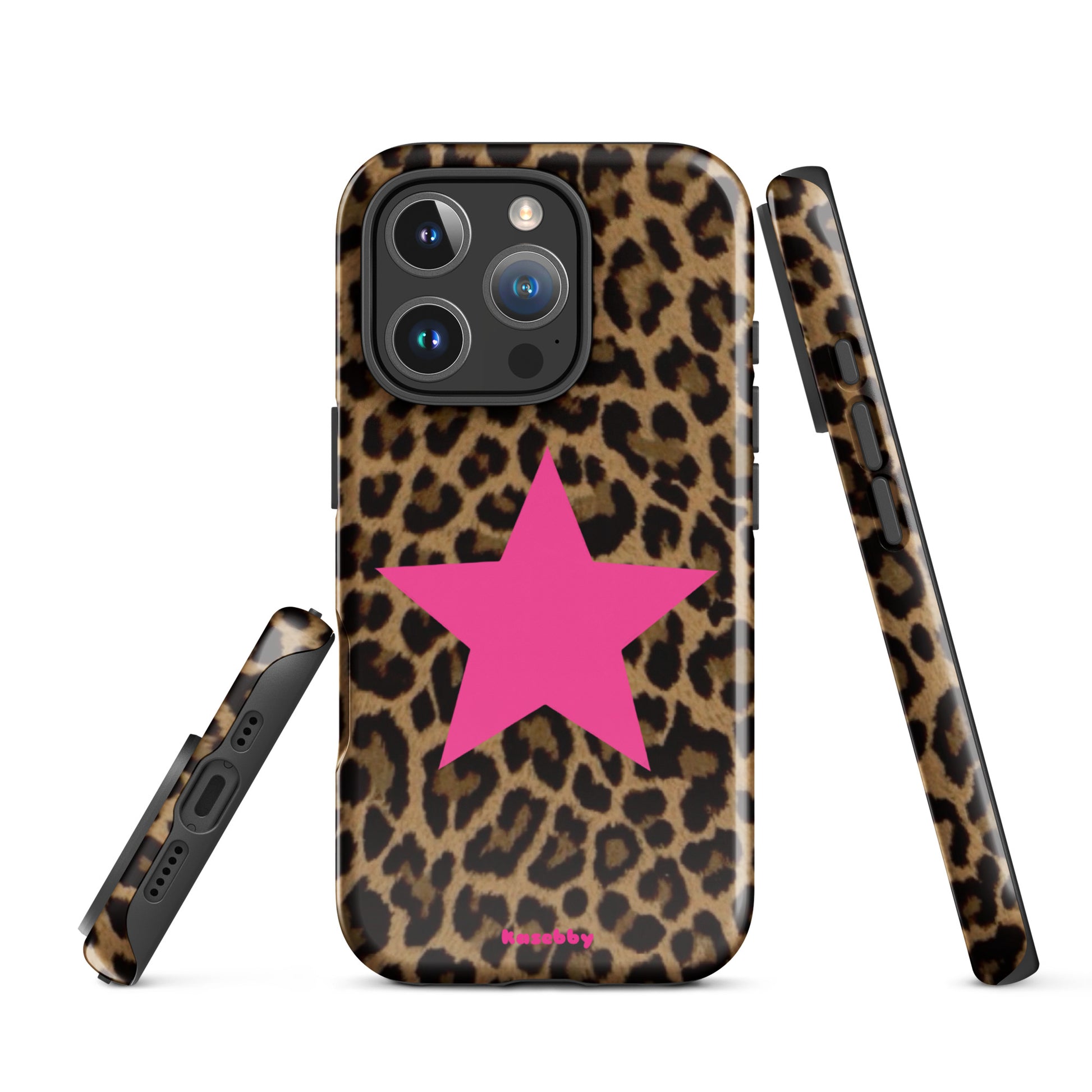Leopard Print 2000s Mcbling Aesthetic Case For iPhone - kasebby