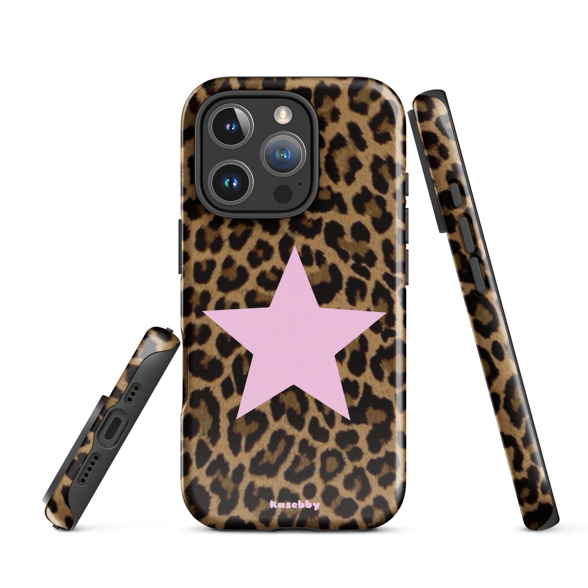 Leopard Print 2000s Mcbling Aesthetic Case For iPhone - kasebby