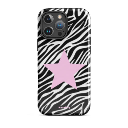 Zebra Print 2000s Mcbling Aesthetic Case For iPhone - kasebby