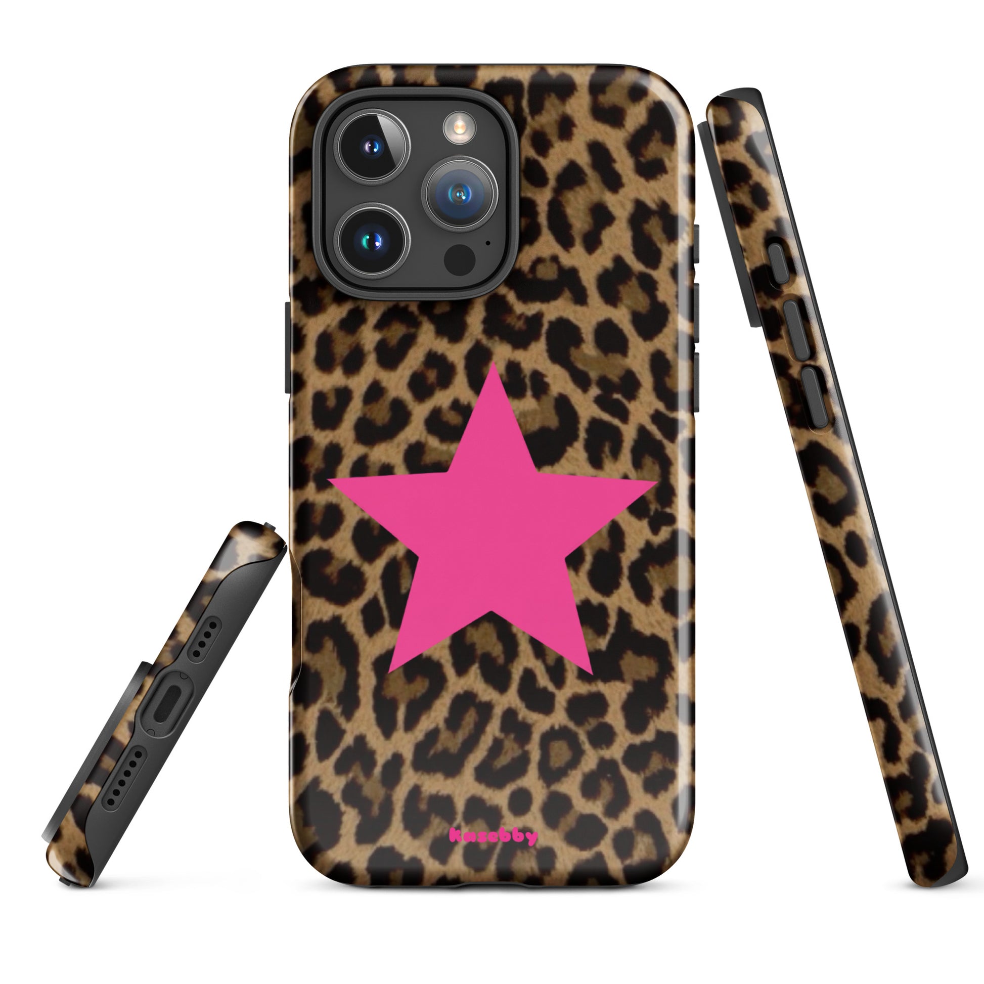 Leopard Print 2000s Mcbling Aesthetic Case For iPhone - kasebby