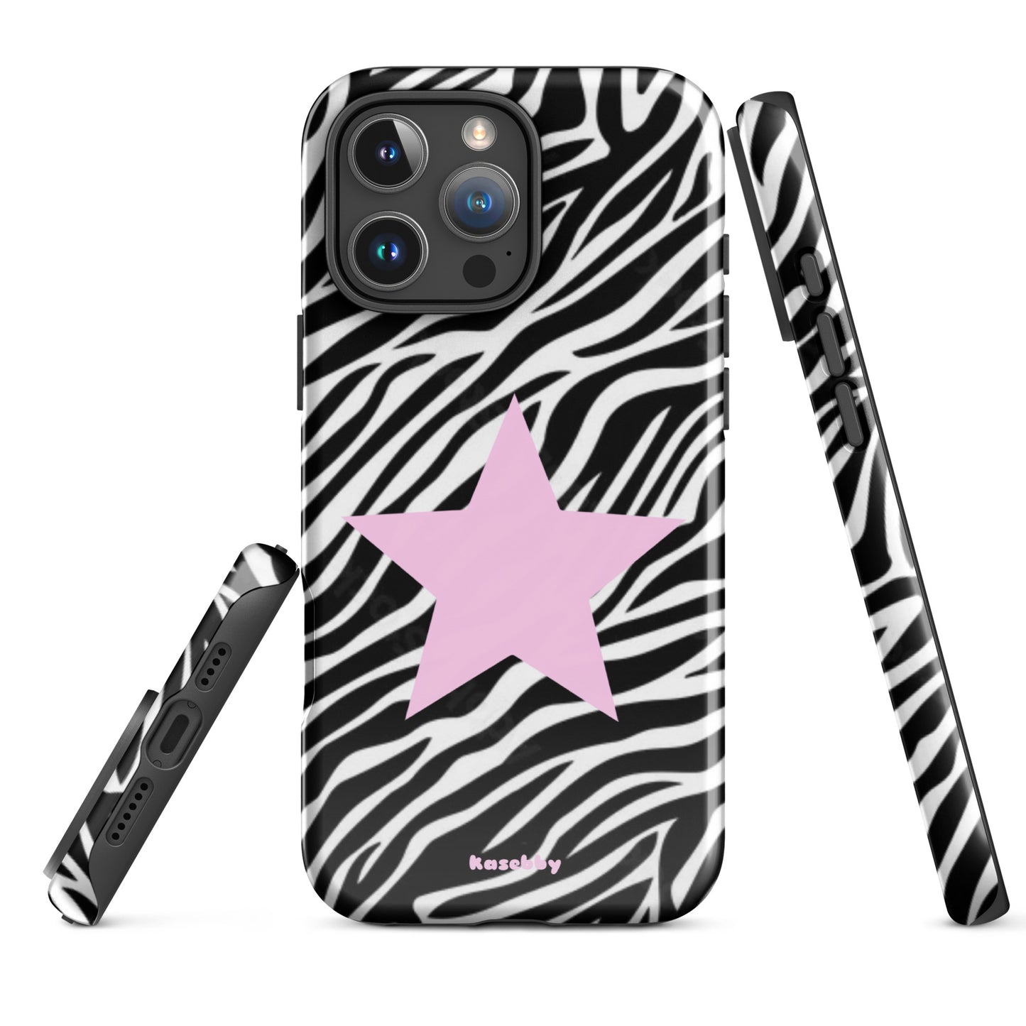 Zebra Print 2000s Mcbling Aesthetic Case For iPhone - kasebby
