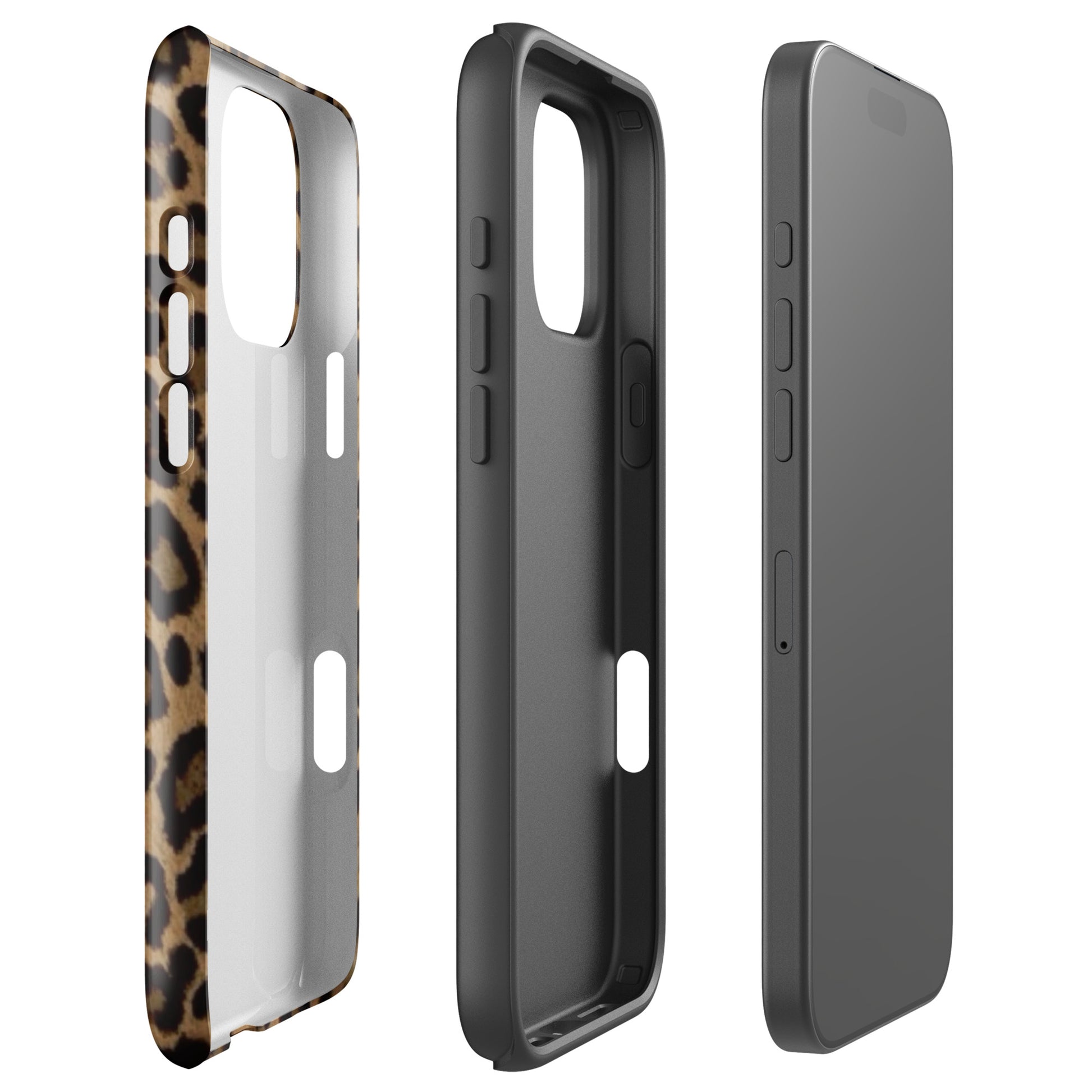 Leopard Print 2000s Mcbling Aesthetic Case For iPhone - kasebby