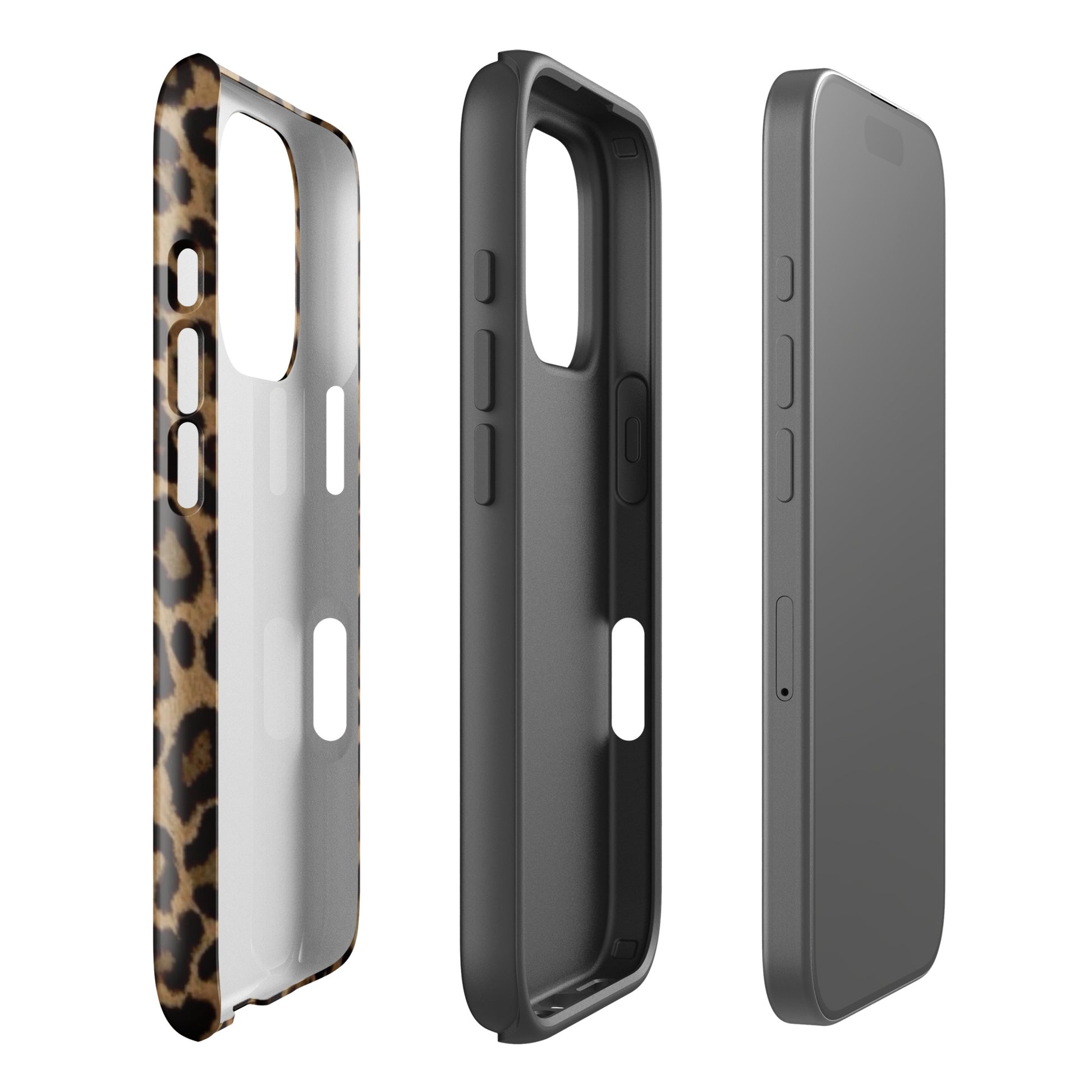 Leopard Print 2000s Mcbling Aesthetic Case For iPhone - kasebby