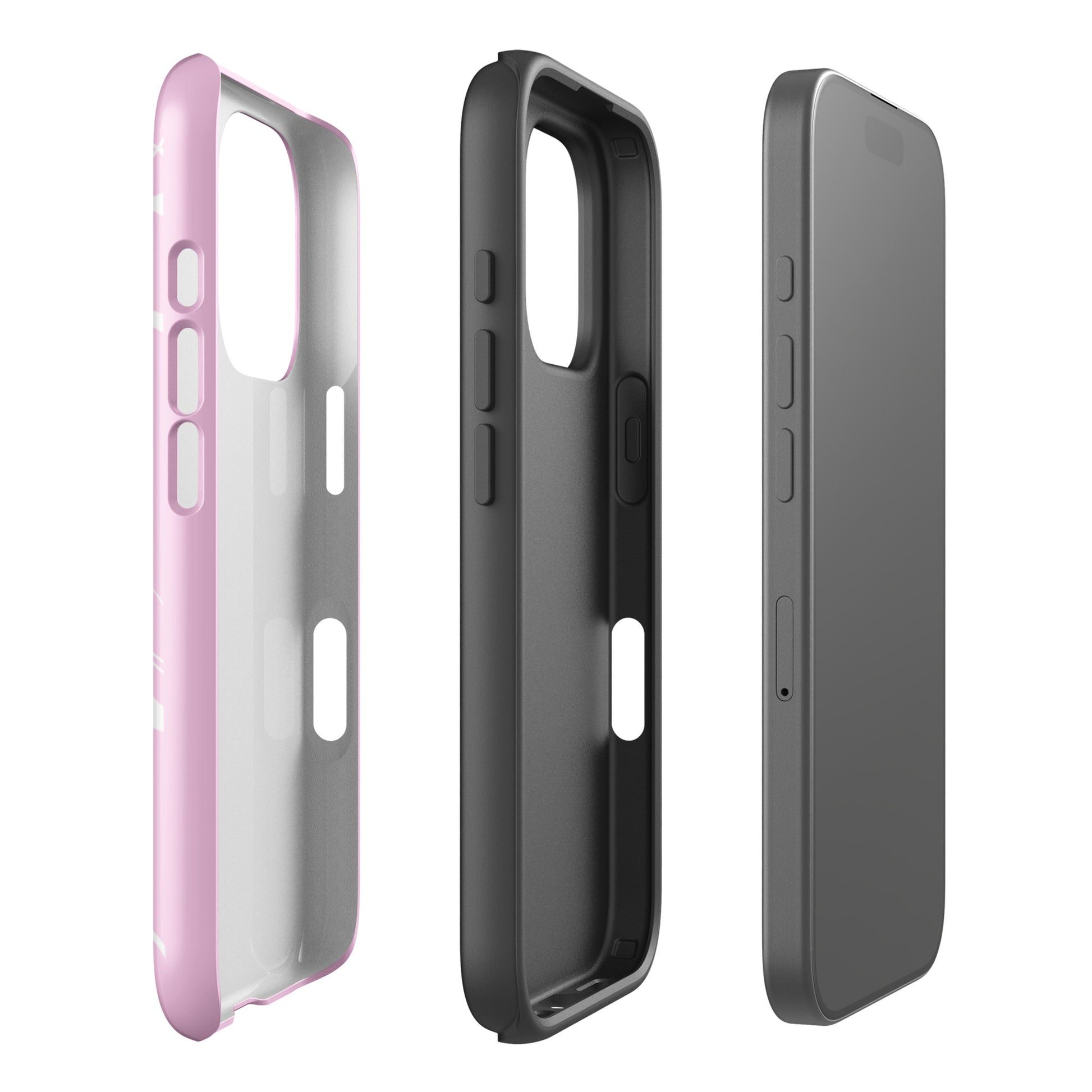 Pink and White Y2K Aesthetic Butterfly Swirl Phone Case - kasebby