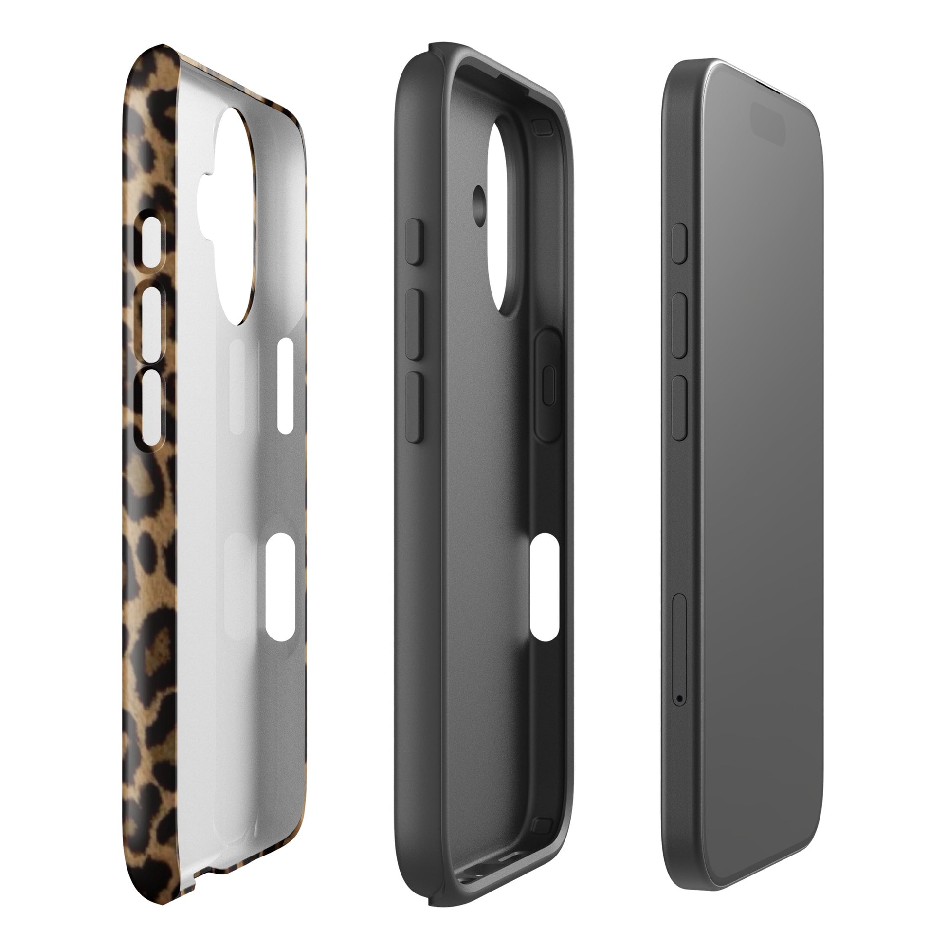 Leopard Print 2000s Mcbling Aesthetic Case For iPhone - kasebby
